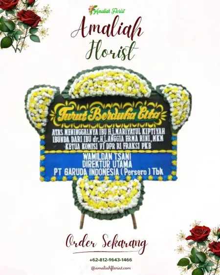 Papan Bunga Duka Cikamunding